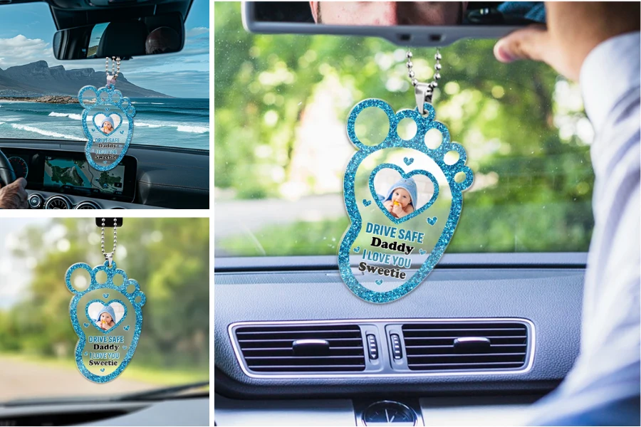 Drive-safe ornaments are wonderful and cheap gifts for dad